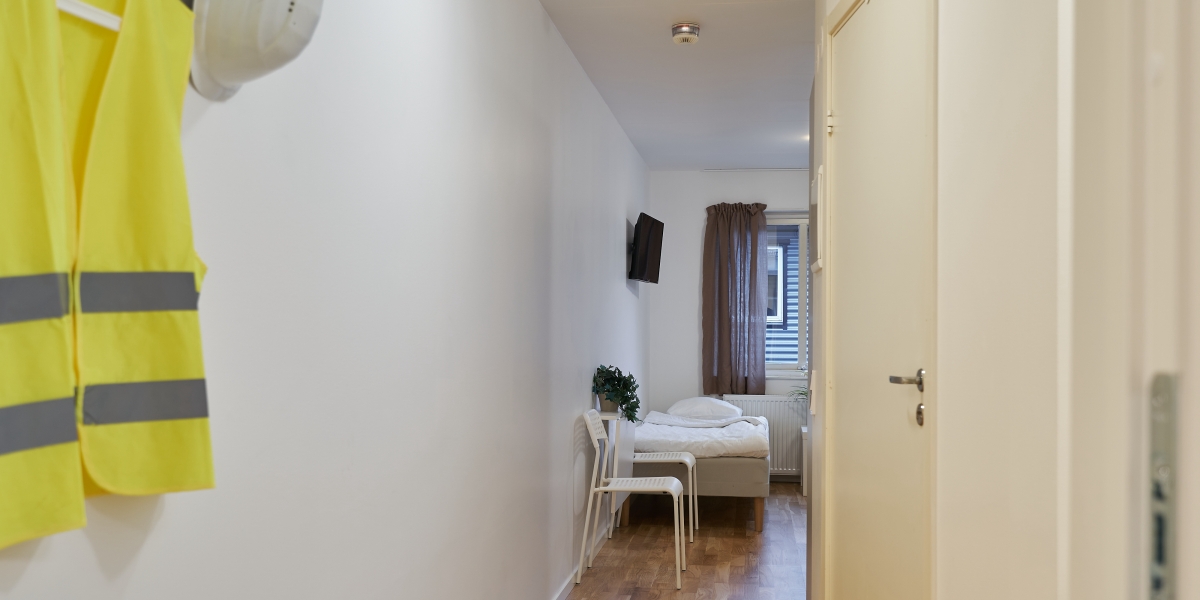 Tillfälliga boenden för byggbranschen